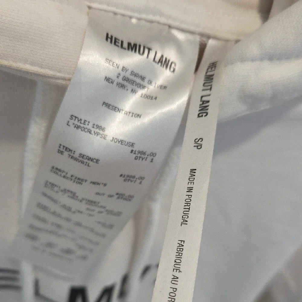 Helmut Lang Off-White Hoodie for Men - Picture 8 of 10
